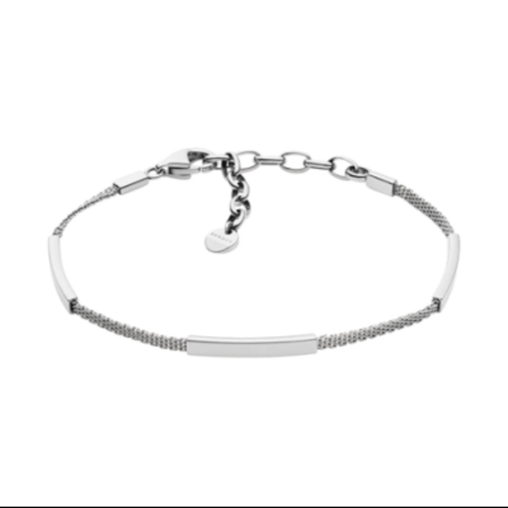 SKAGEN-Merete Silver-Tone Mesh Bracelet